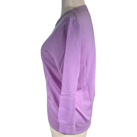 J.Crew Women’s 100% Merino Wool Sweater – Lavender Purple, Size Medium, New - Picture 4 of 10